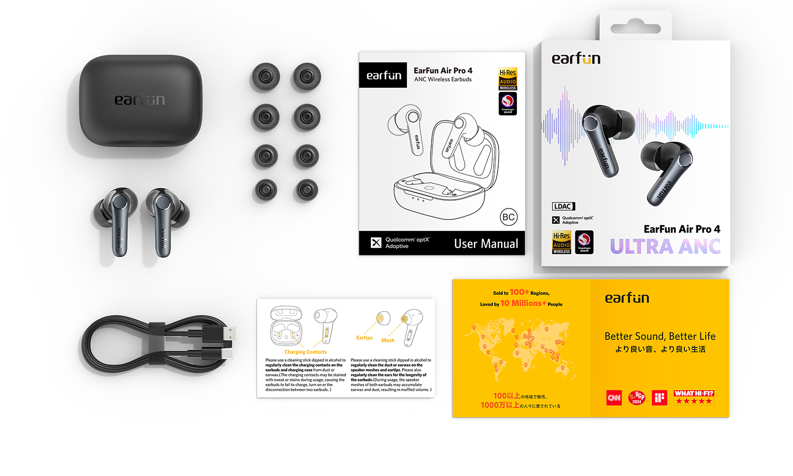 Earfun air true wireless earbuds with 4 mics sale